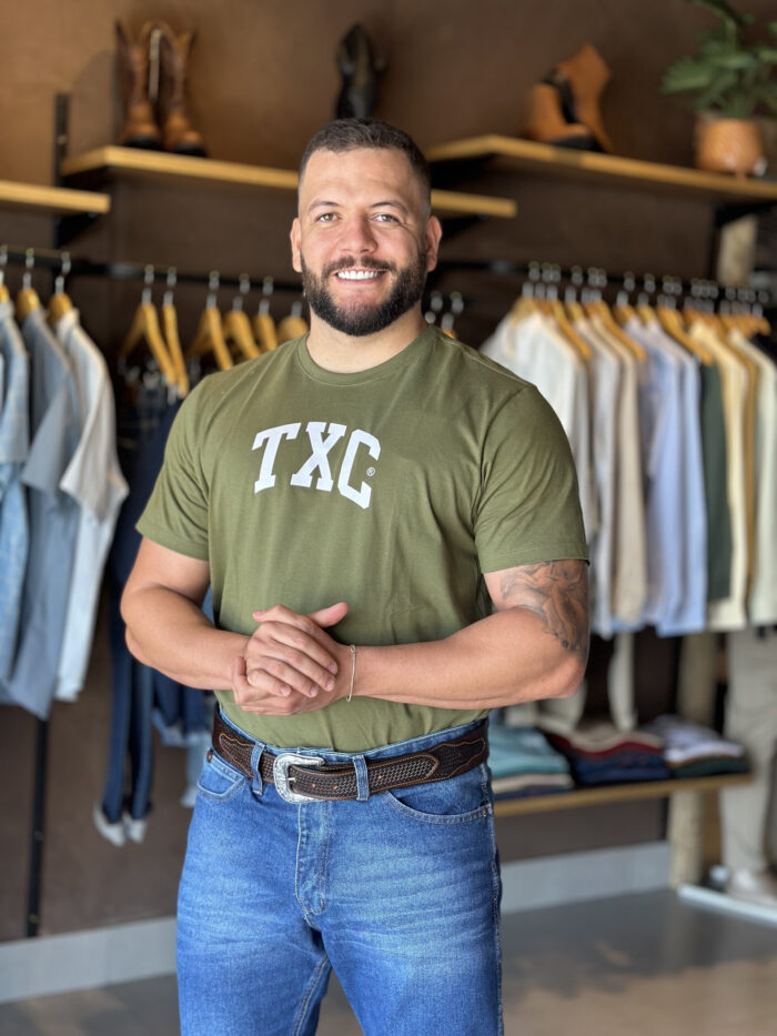 Camiseta Verde TXC Bordada - Imagem 1